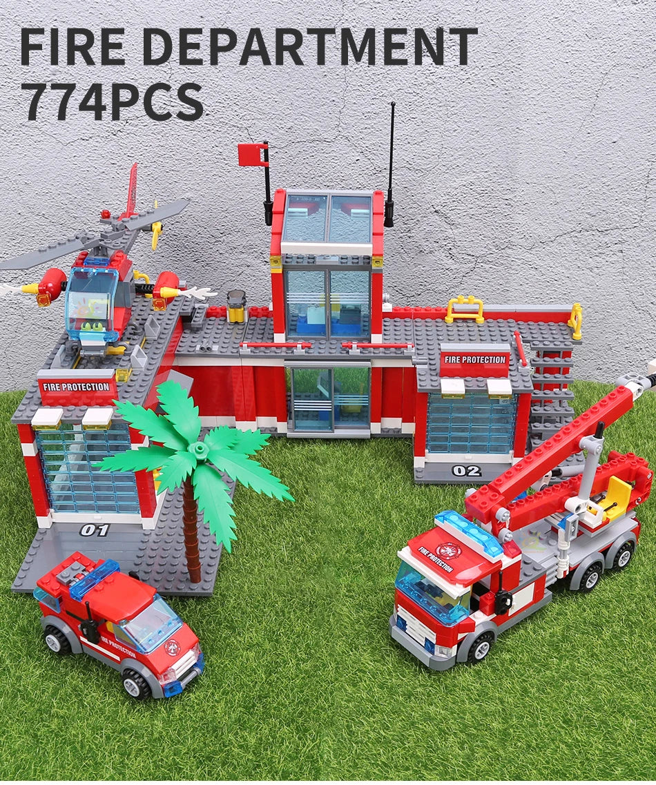 Mego BAUSTEINE – Feuerwehr Ausbildungszentrum 🚒 🔩