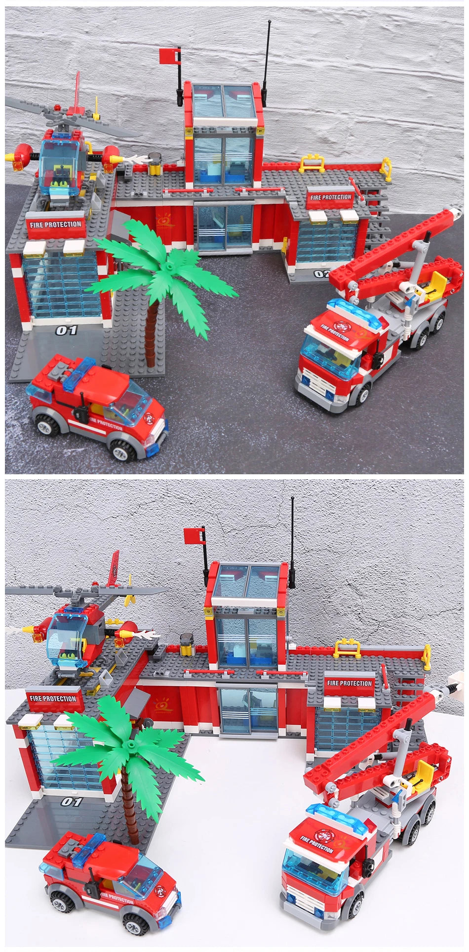Mego BAUSTEINE – Feuerwehr Ausbildungszentrum 🚒 🔩
