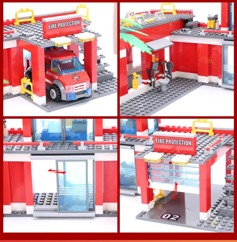 Mego BAUSTEINE – Feuerwehr Ausbildungszentrum 🚒 🔩