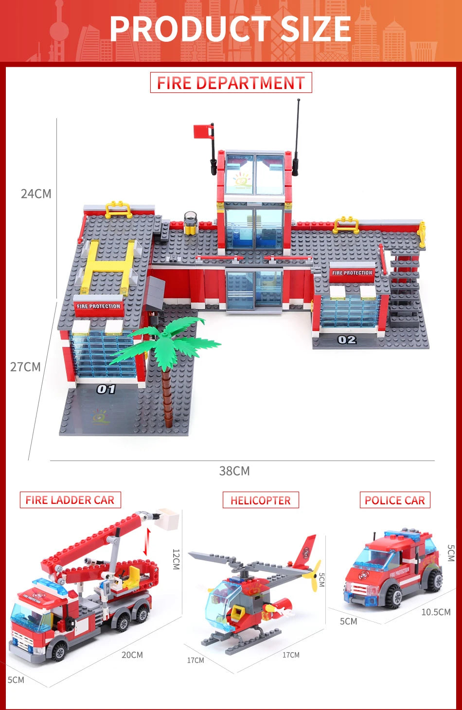 Mego BAUSTEINE – Feuerwehr Ausbildungszentrum 🚒 🔩