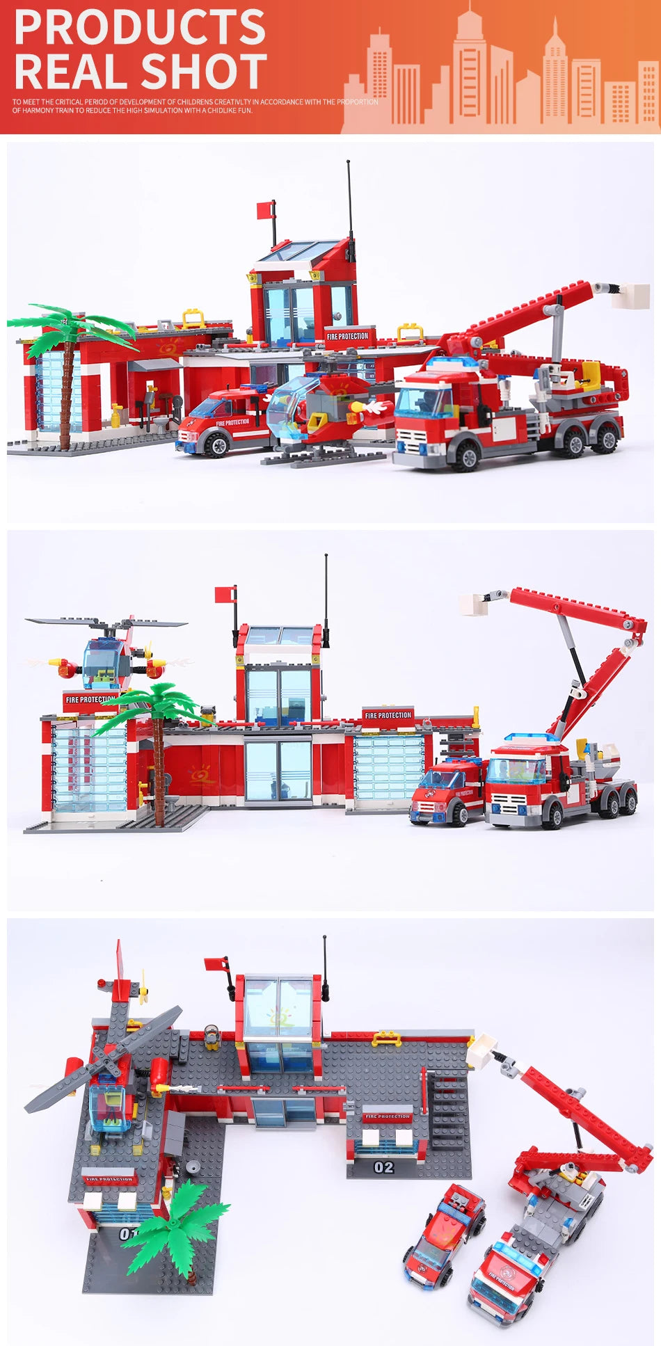 Mego BAUSTEINE – Feuerwehr Ausbildungszentrum 🚒 🔩