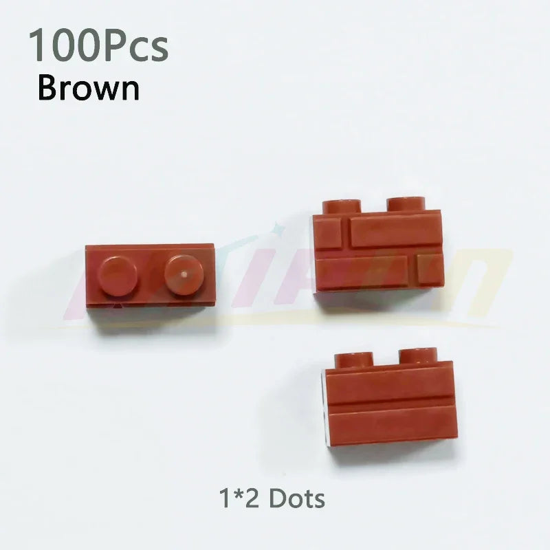 Mego BAUSTEINE – 100 Stück Dicke Wand-Bausteine 🔧