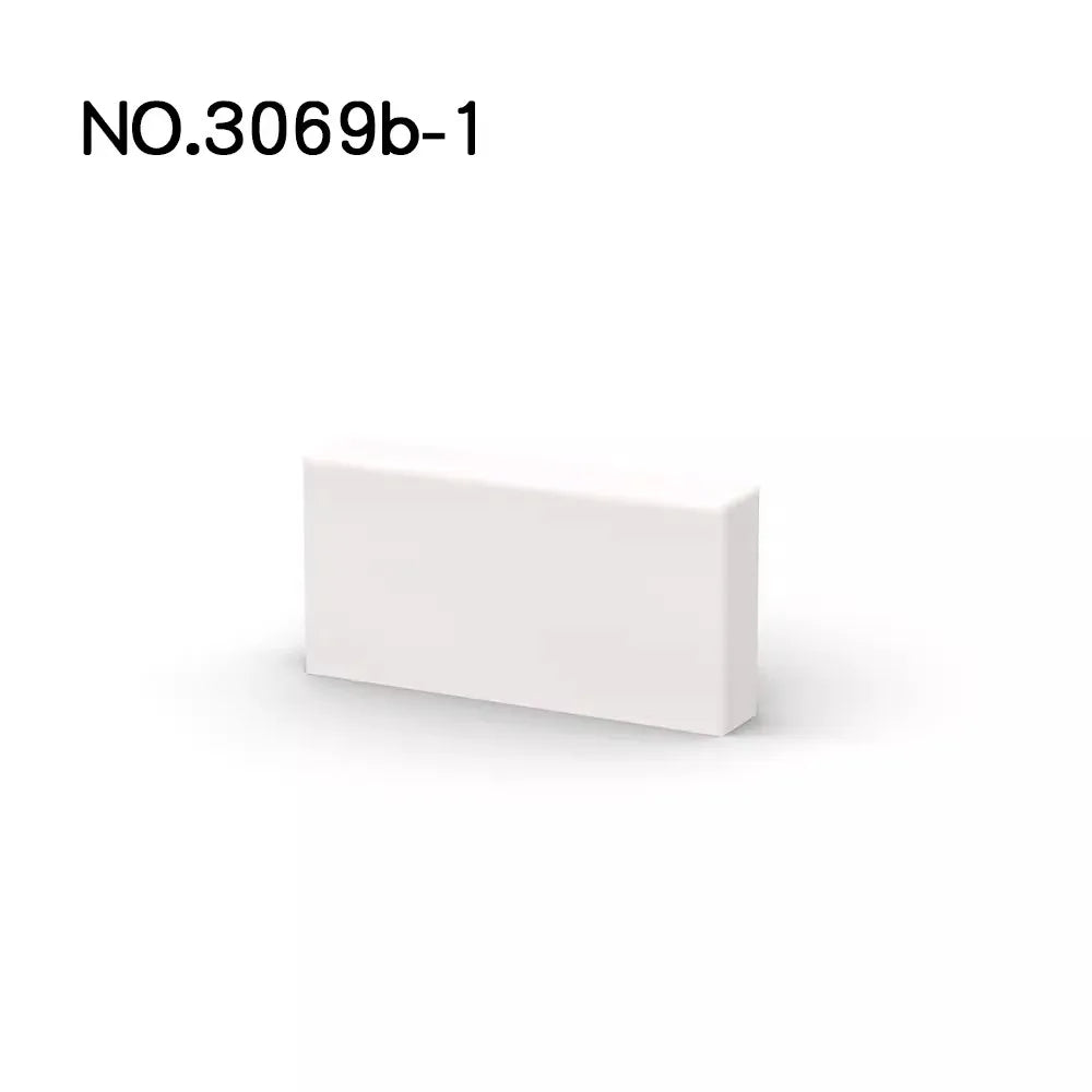 Mego BAUSTEINE – Basisplatte Fliese 1x2 🔩 (10 Teile)