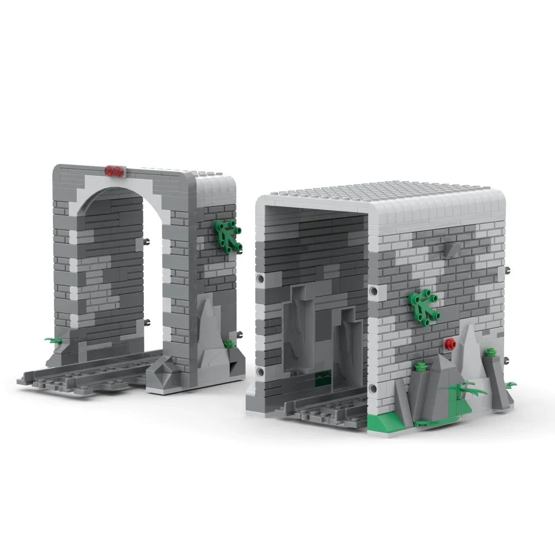 Mego BAUSTEINE – Zugtunnel Set 🧱