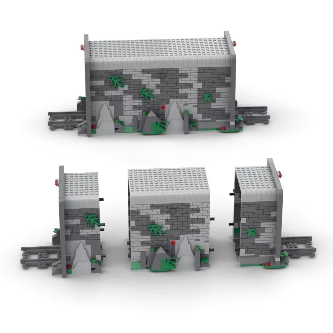 Mego BAUSTEINE – Zugtunnel Set 🧱