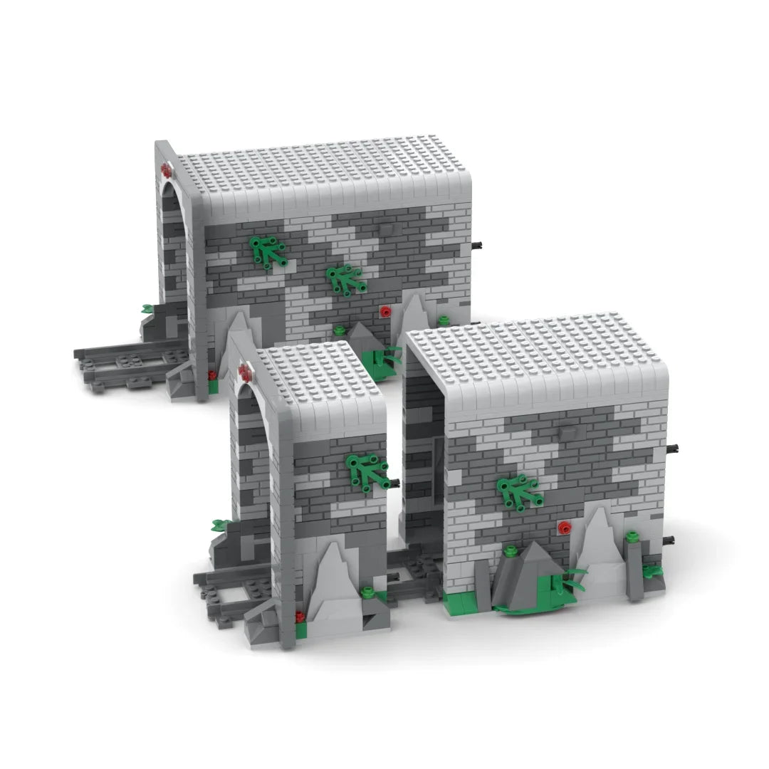 Mego BAUSTEINE – Zugtunnel Set 🧱