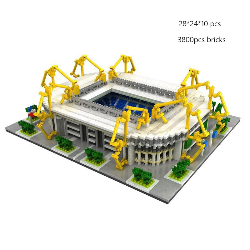 Mego BAUSTEINE – Fußballstadion Architektur-Set 🏟️