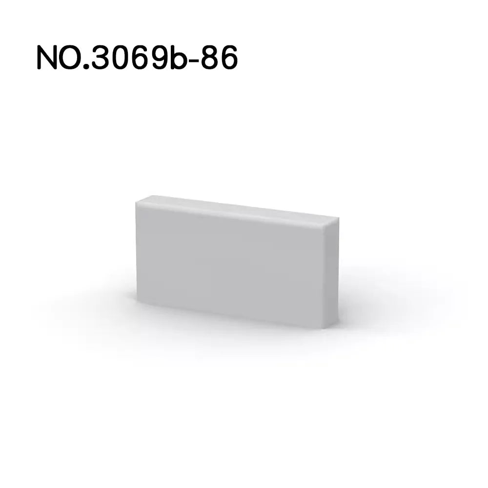 Mego BAUSTEINE – Basisplatte Fliese 1x2 🔩 (10 Teile)