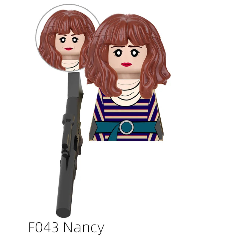 Mego BAUSTEINE – Upside Down Figuren-Set 🧱🕷️ (Stranger-Style)