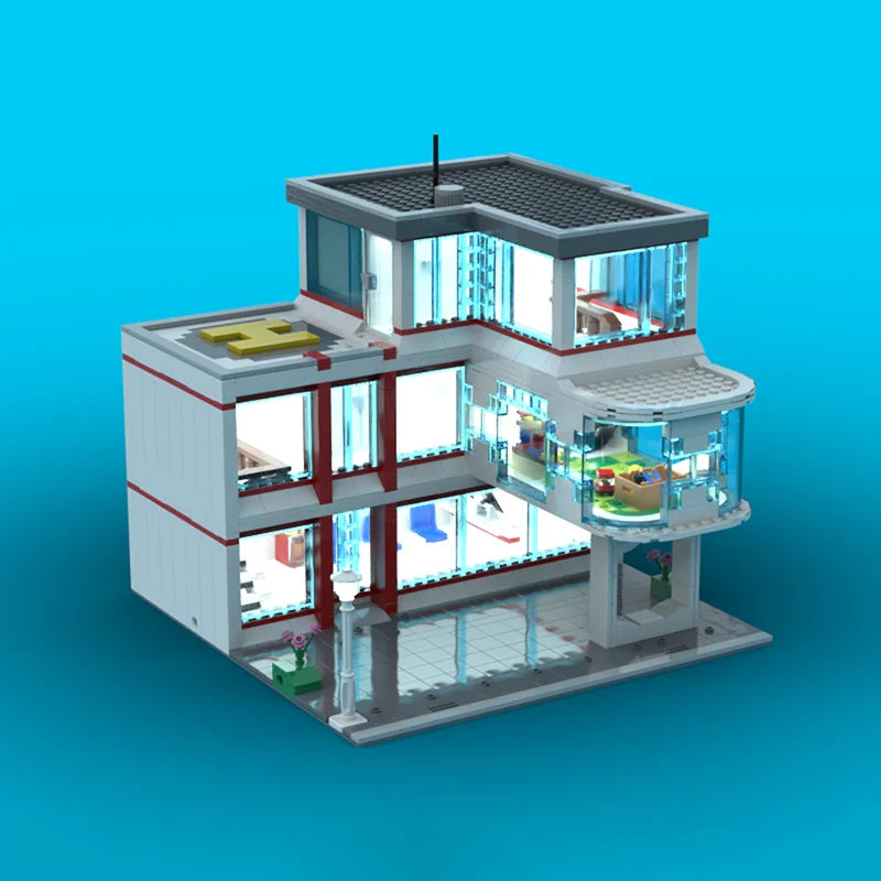 Mego BAUSTEINE – Krankenhaus Modular 🏥 (1536 Teile 🔩)