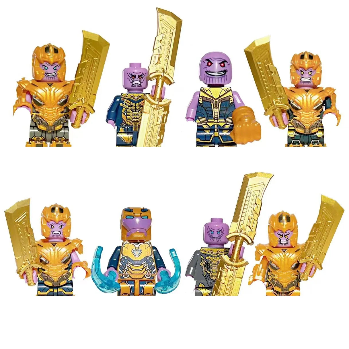 Mego BAUSTEINE – Superhelden Mini-Figuren 🧱🦸‍♂️ (24-teilig)