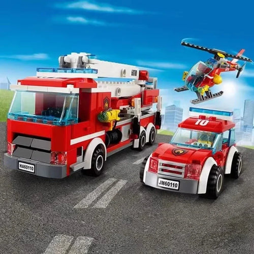 Mego BAUSTEINE – Feuerwehr Einsatzbasis 🚒🔩