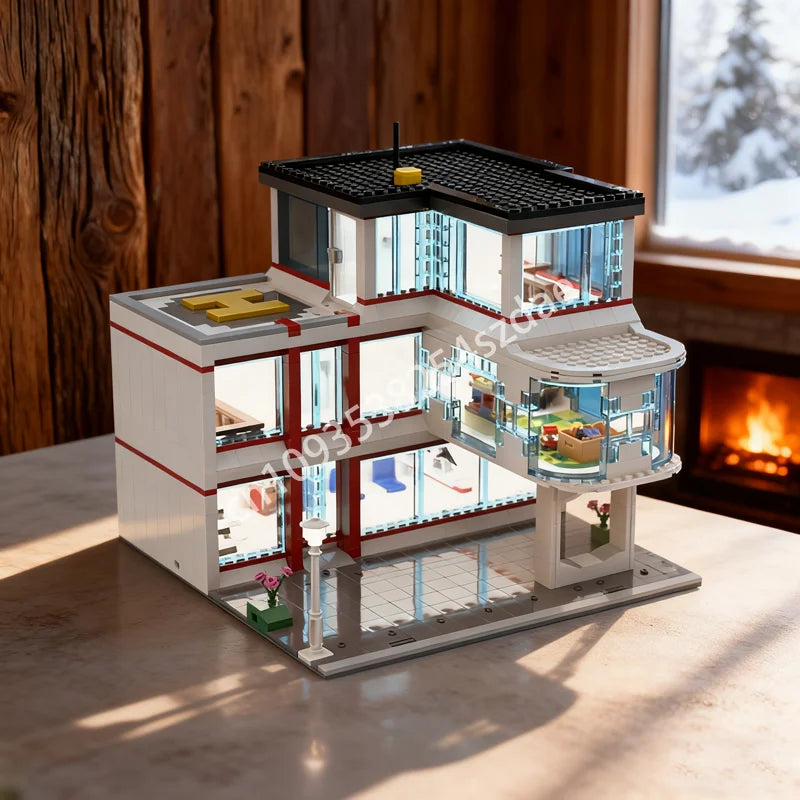 Mego BAUSTEINE – Krankenhaus Modular 🏥 (1536 Teile 🔩)