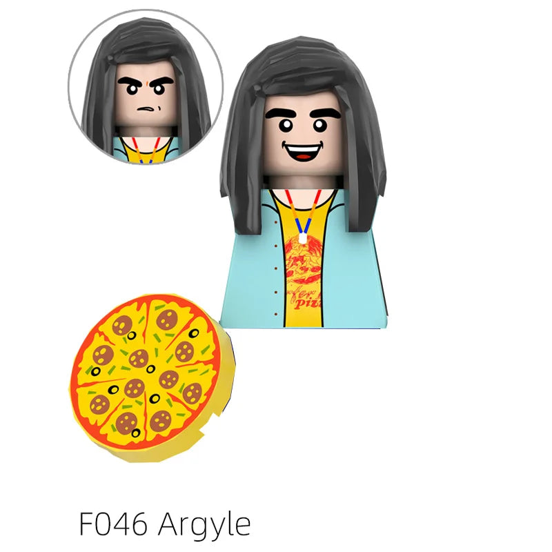 Mego BAUSTEINE – Upside Down Figuren-Set 🧱🕷️ (Stranger-Style)