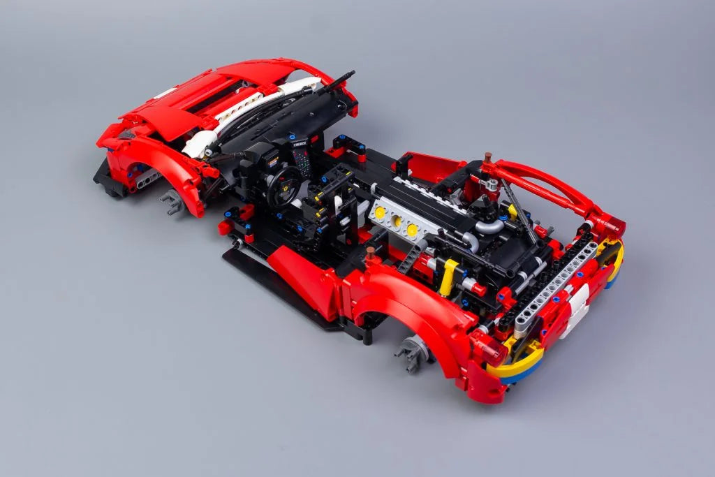 Mego TECH – 488 GTE Performance Rennwagen (1684 Teile 🔩)