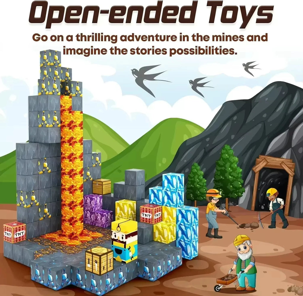 Mego MAGNETSTEINE – Starter Set Kreativ (200 Teile 🔩)