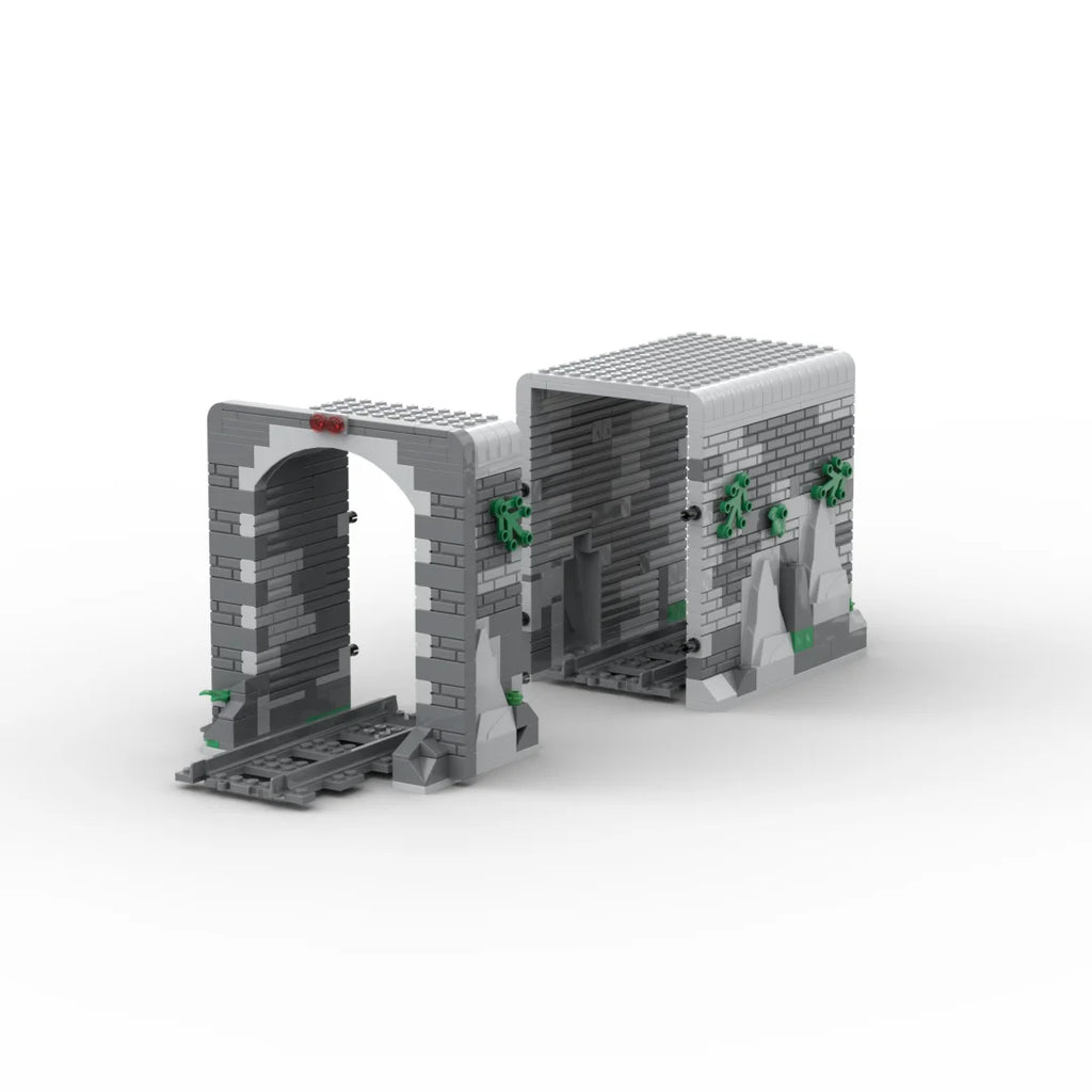 Mego BAUSTEINE – Zugtunnel Set 🧱