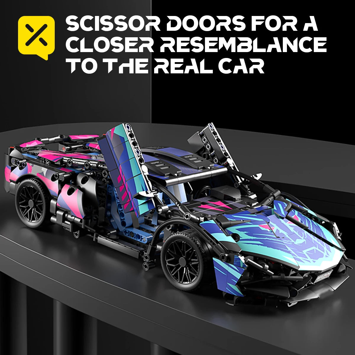 🔩 Mego TECH Supercar Performance – 666 Teile