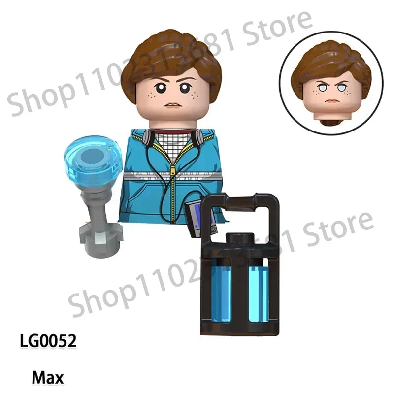 Mego BAUSTEINE – Upside Down Figuren-Set 🧱🕷️ (Stranger-Style)