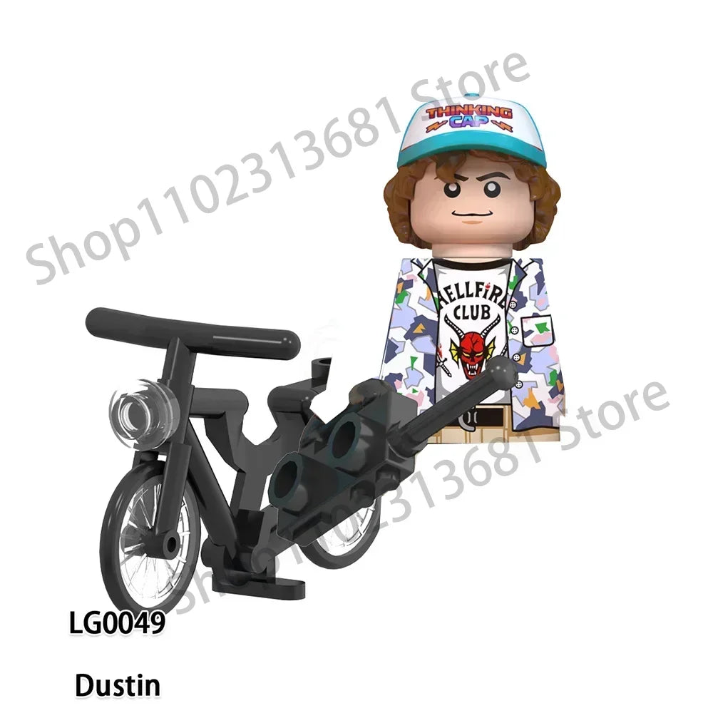 Mego BAUSTEINE – Upside Down Figuren-Set 🧱🕷️ (Stranger-Style)