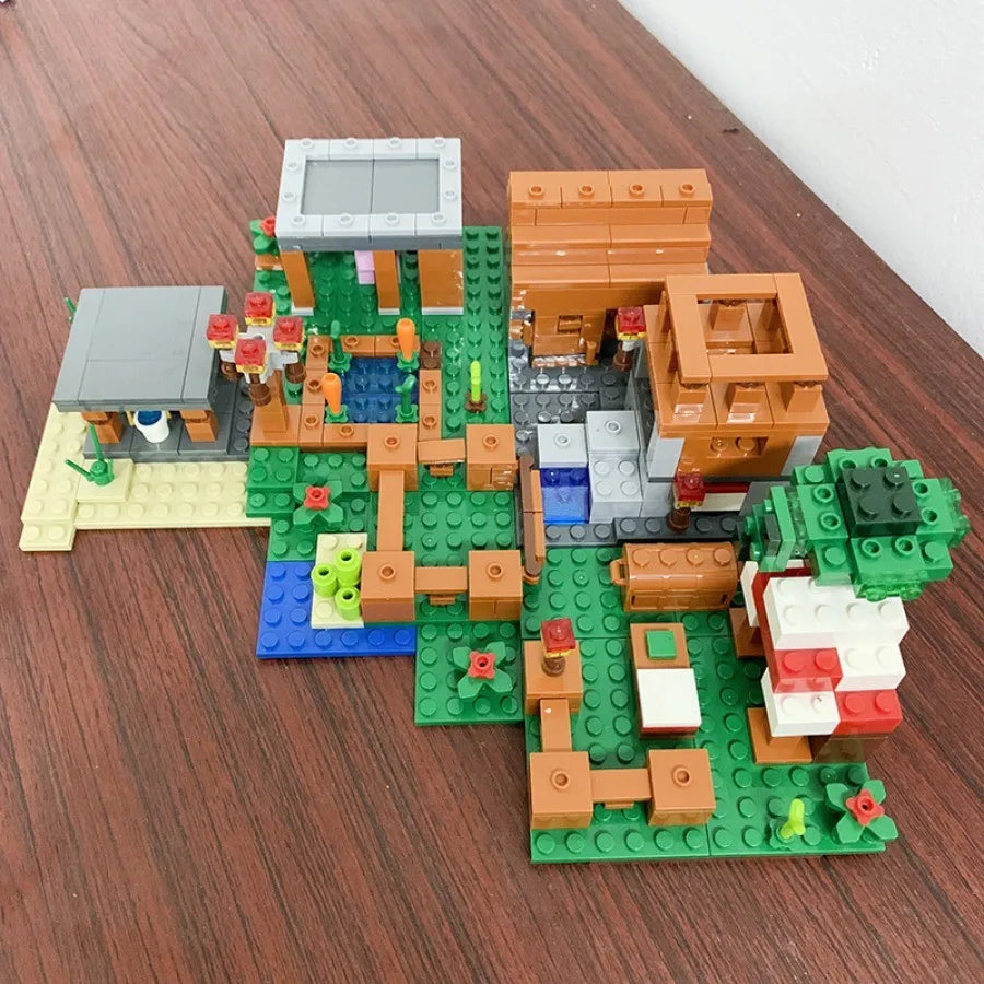 Mego BAUSTEINE – Village Farm Lern- & Bauwelt 🐄🌾