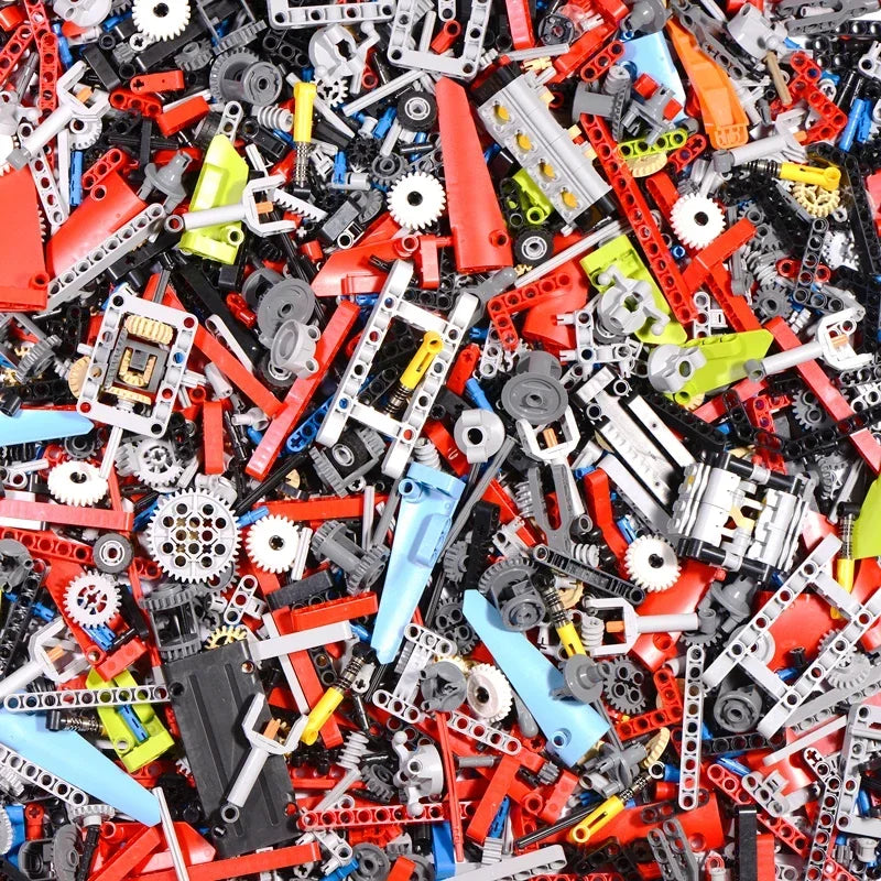 Mego BAUSTEINE – Technik Teile Mix 🧱🔩 (1 kg)