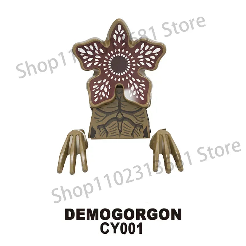 Mego BAUSTEINE – Upside Down Figuren-Set 🧱🕷️ (Stranger-Style)