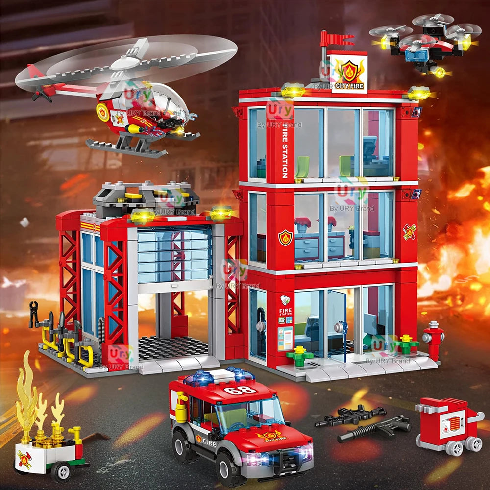 Mego BAUSTEINE – Feuerwehr Kommandozentrale 🚒🔩