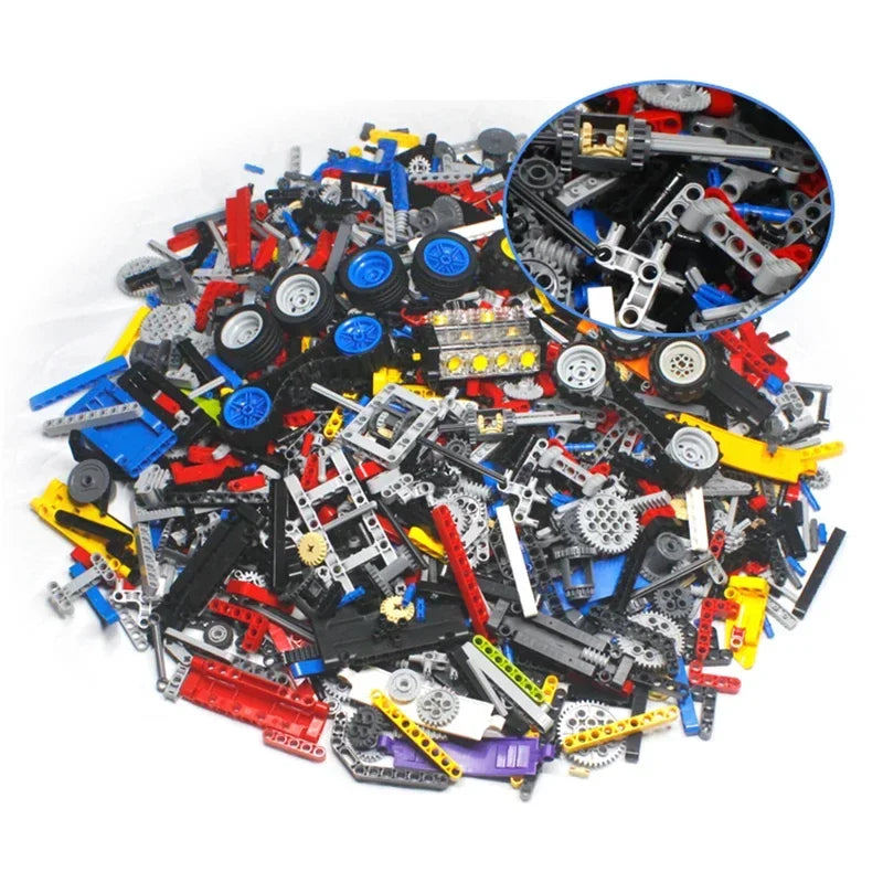 Mego BAUSTEINE – Technik Teile Mix 🧱🔩 (1 kg)