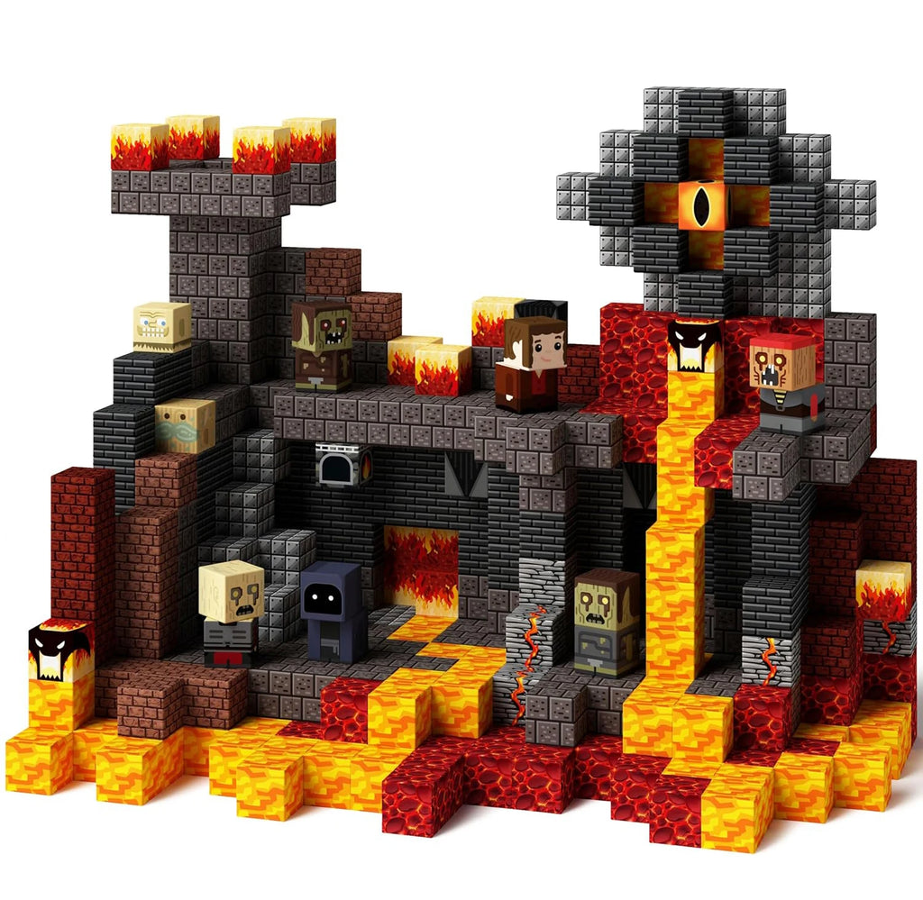 Mego MAGNETSTEINE – Fantasy Bergwelt Set (128 Teile 🔩)