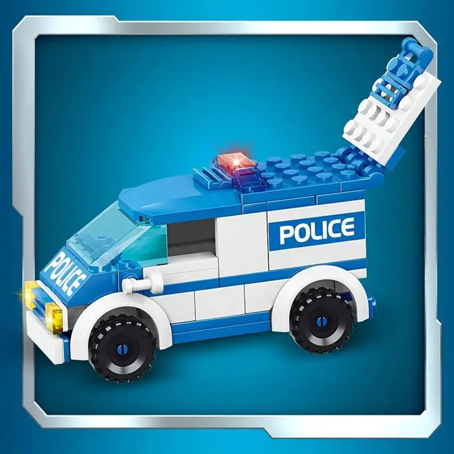 Mego BAUSTEINE – Polizei Mobile Einsatzzentrale 🚓
