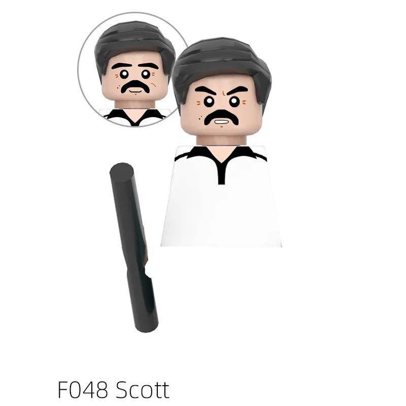 Mego BAUSTEINE – Upside Down Figuren-Set 🧱🕷️ (Stranger-Style)