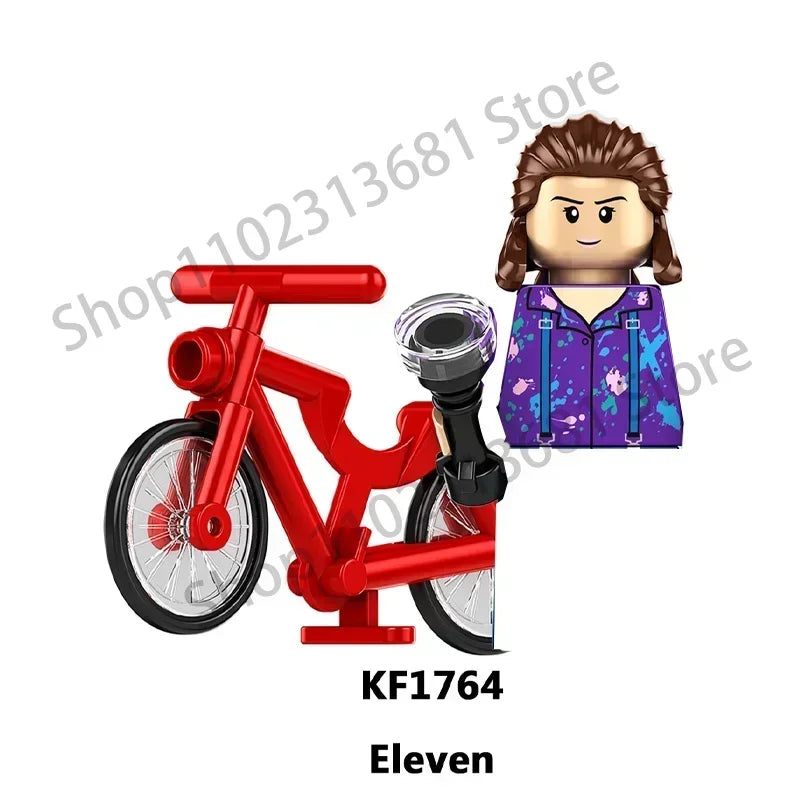 Mego BAUSTEINE – Upside Down Figuren-Set 🧱🕷️ (Stranger-Style)