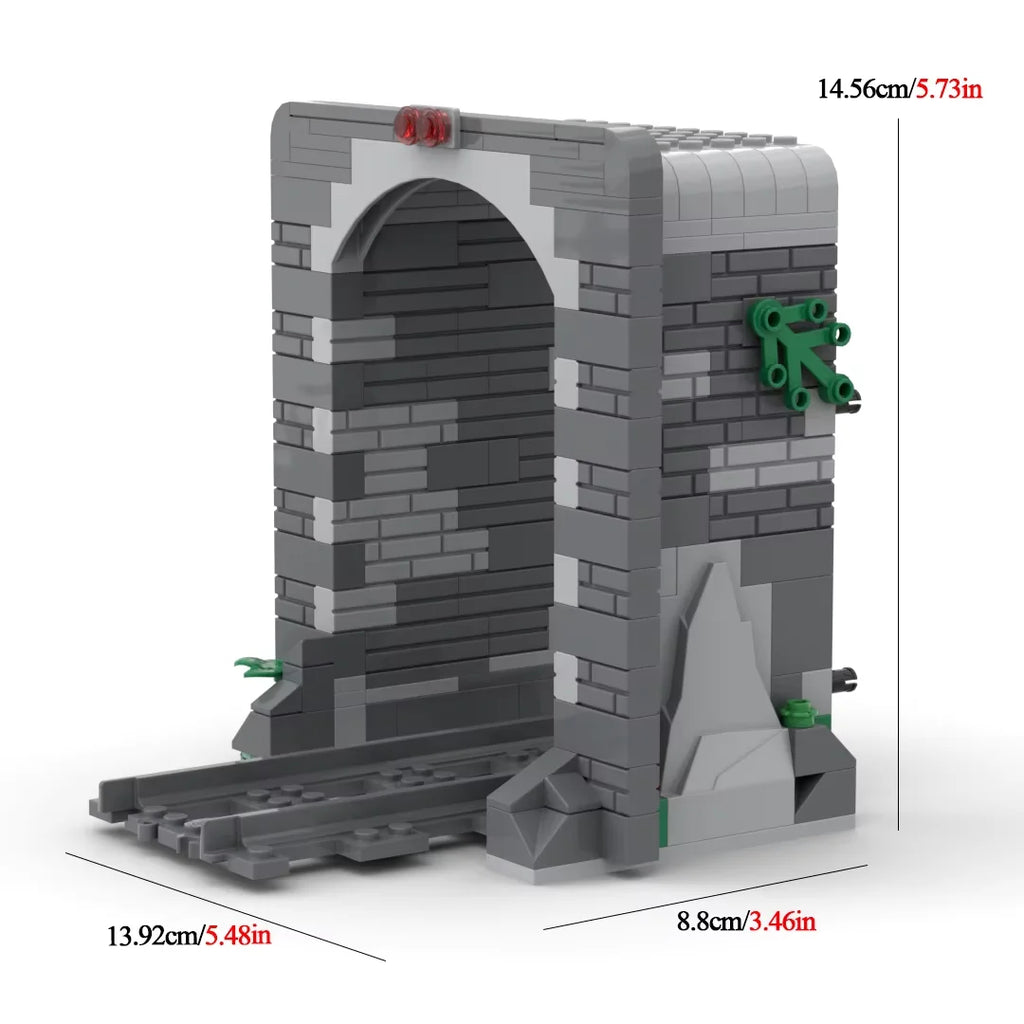 Mego BAUSTEINE – Zugtunnel Set 🧱