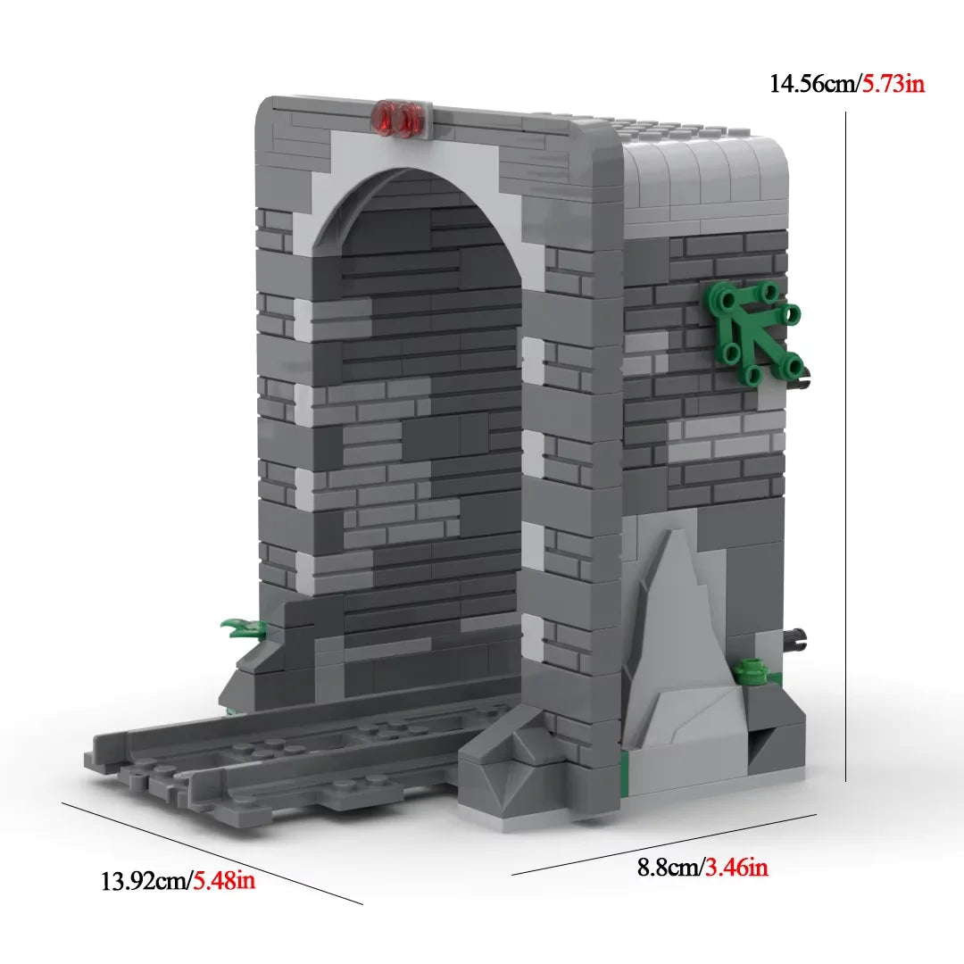 Mego BAUSTEINE – Zugtunnel Set 🧱