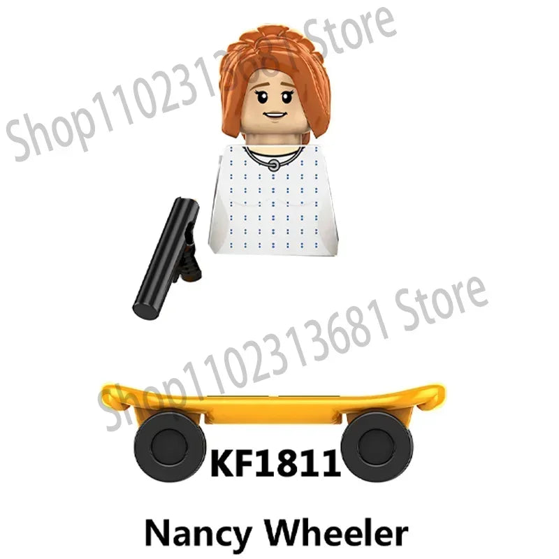 Mego BAUSTEINE – Upside Down Figuren-Set 🧱🕷️ (Stranger-Style)