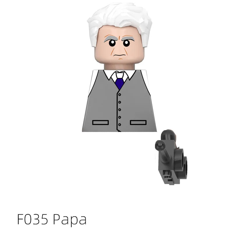 Mego BAUSTEINE – Upside Down Figuren-Set 🧱🕷️ (Stranger-Style)