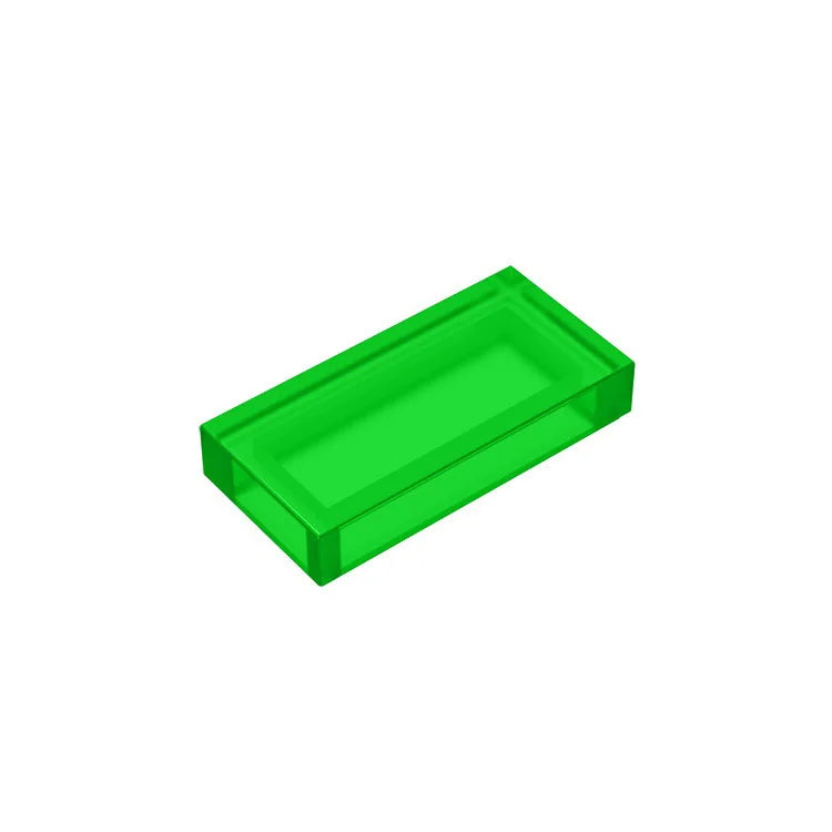 Mego BAUSTEINE – Basisplatte Fliese 1x2 🔩 (10 Teile)