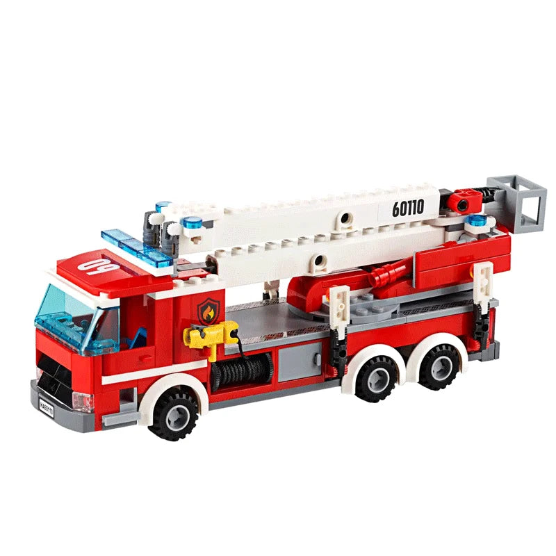 Mego BAUSTEINE – Feuerwehr Garage & Einsatzfahrzeuge 🚒🔩
