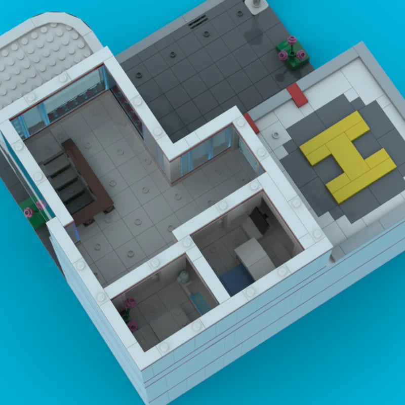 Mego BAUSTEINE – Krankenhaus Modular 🏥 (1536 Teile 🔩)