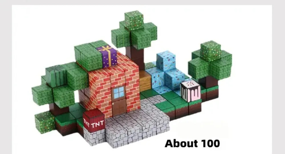 Mego MAGNETSTEINE – Kreatives Bauhaus Set (500+ Teile 🔩)