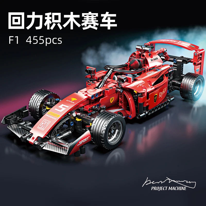 🔩 Mego TECH F1 Rennwagen – 455 Teile