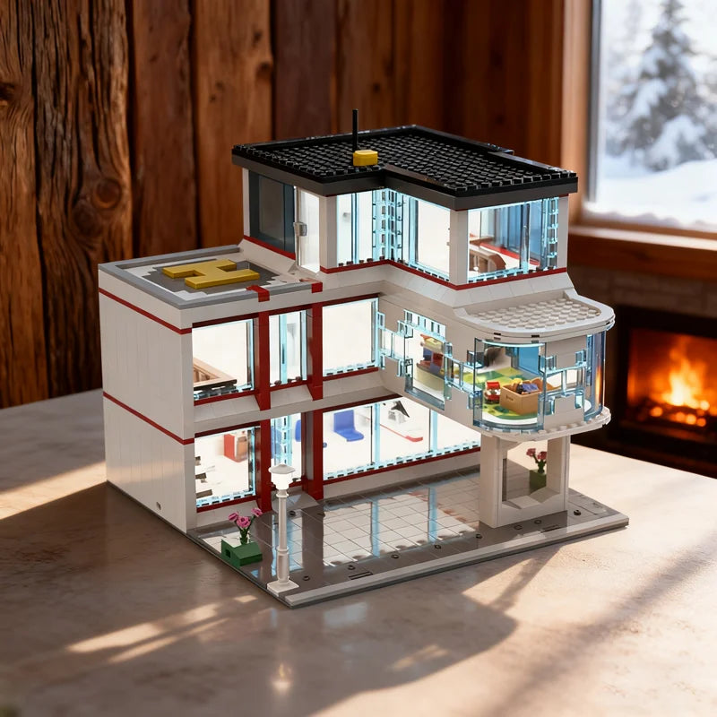 Mego BAUSTEINE – Krankenhaus Modular 🏥 (1536 Teile 🔩)