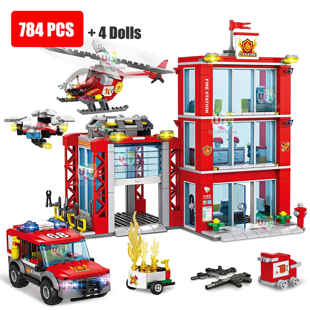 Mego BAUSTEINE – Feuerwehr Kommandozentrale 🚒🔩