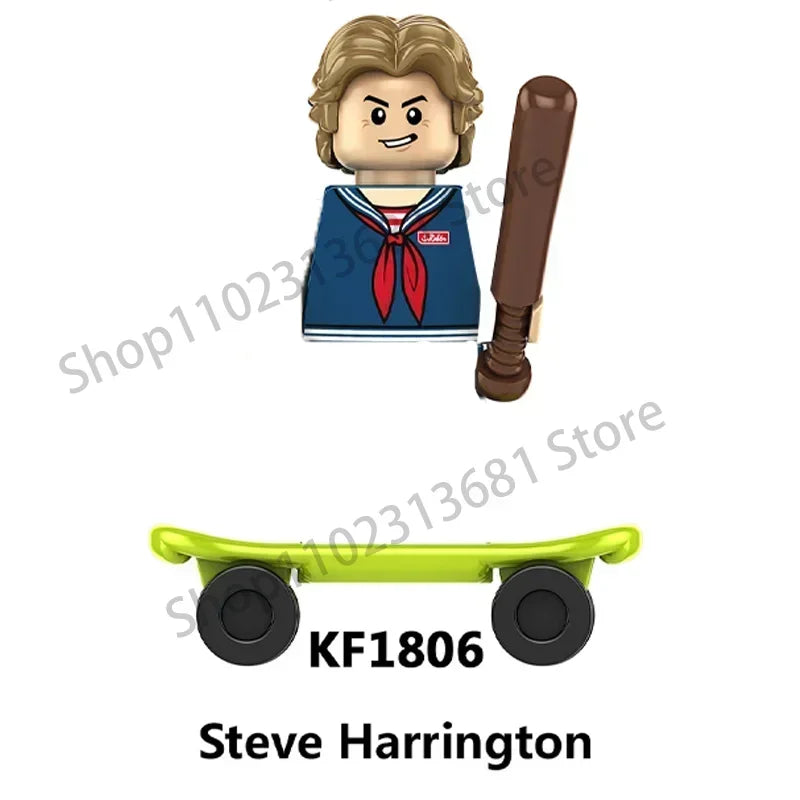 Mego BAUSTEINE – Upside Down Figuren-Set 🧱🕷️ (Stranger-Style)