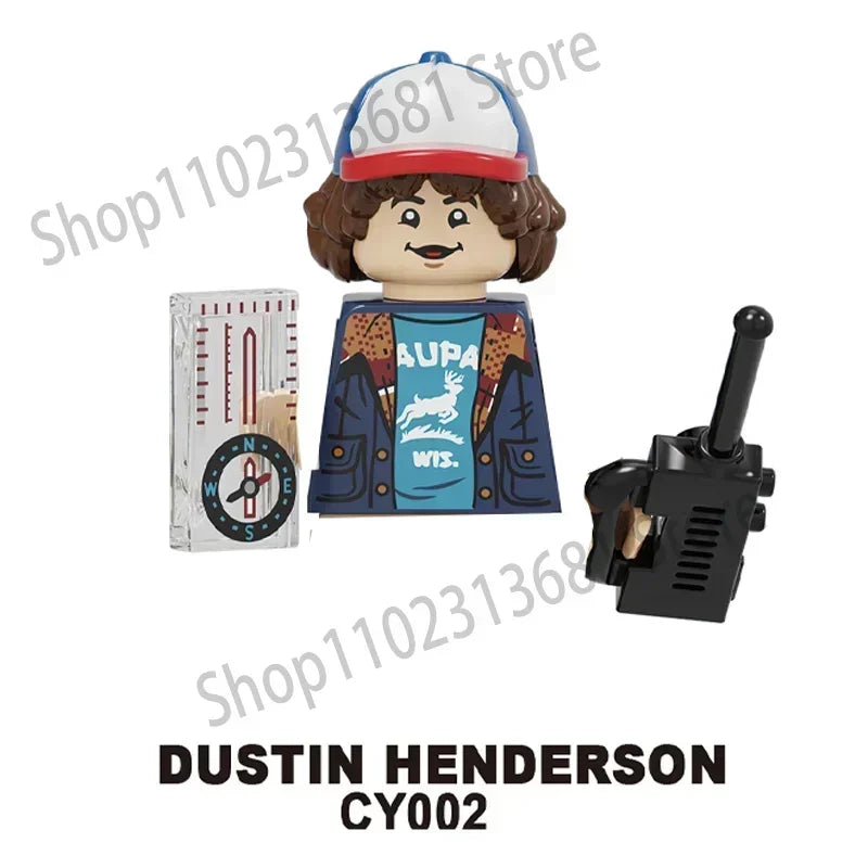 Mego BAUSTEINE – Upside Down Figuren-Set 🧱🕷️ (Stranger-Style)