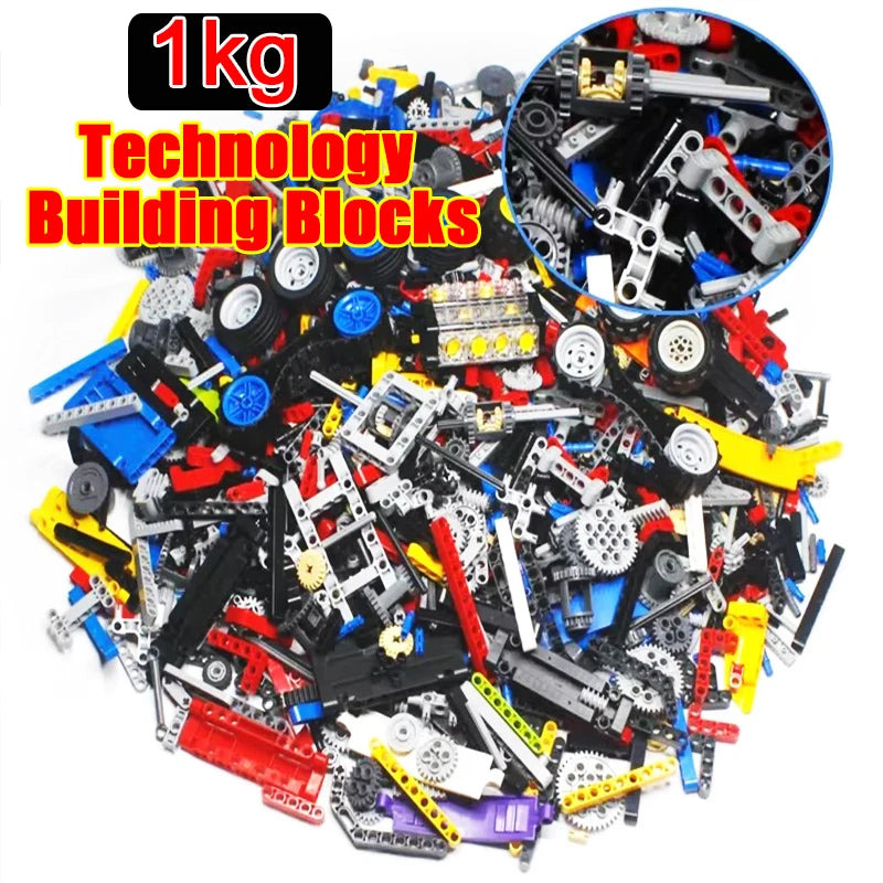 Mego BAUSTEINE – Technik Teile Mix 🧱🔩 (1 kg)