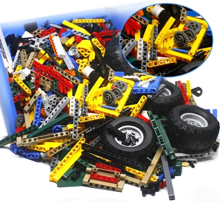 Mego BAUSTEINE – Technik Teile Mix 🧱🔩 (1 kg)