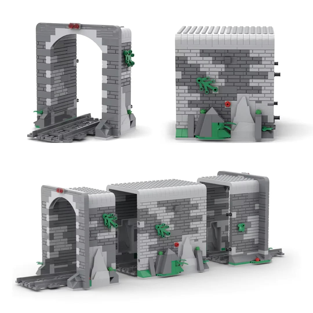 Mego BAUSTEINE – Zugtunnel Set 🧱