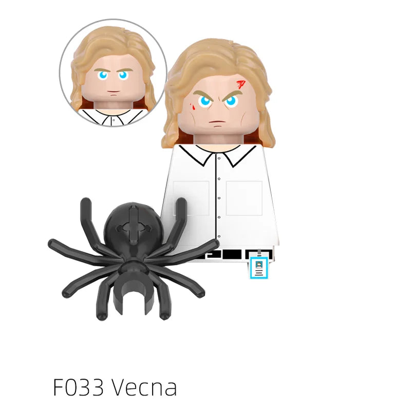 Mego BAUSTEINE – Upside Down Figuren-Set 🧱🕷️ (Stranger-Style)